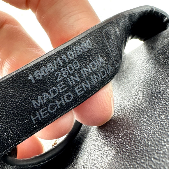 Zara Studded Women's 38 EU / 7.5 Shoes Black Sandals Straps - Picture 6 of 7